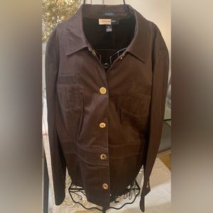 Jones Wear Studio Brown Jacket Very Gently worn size XL